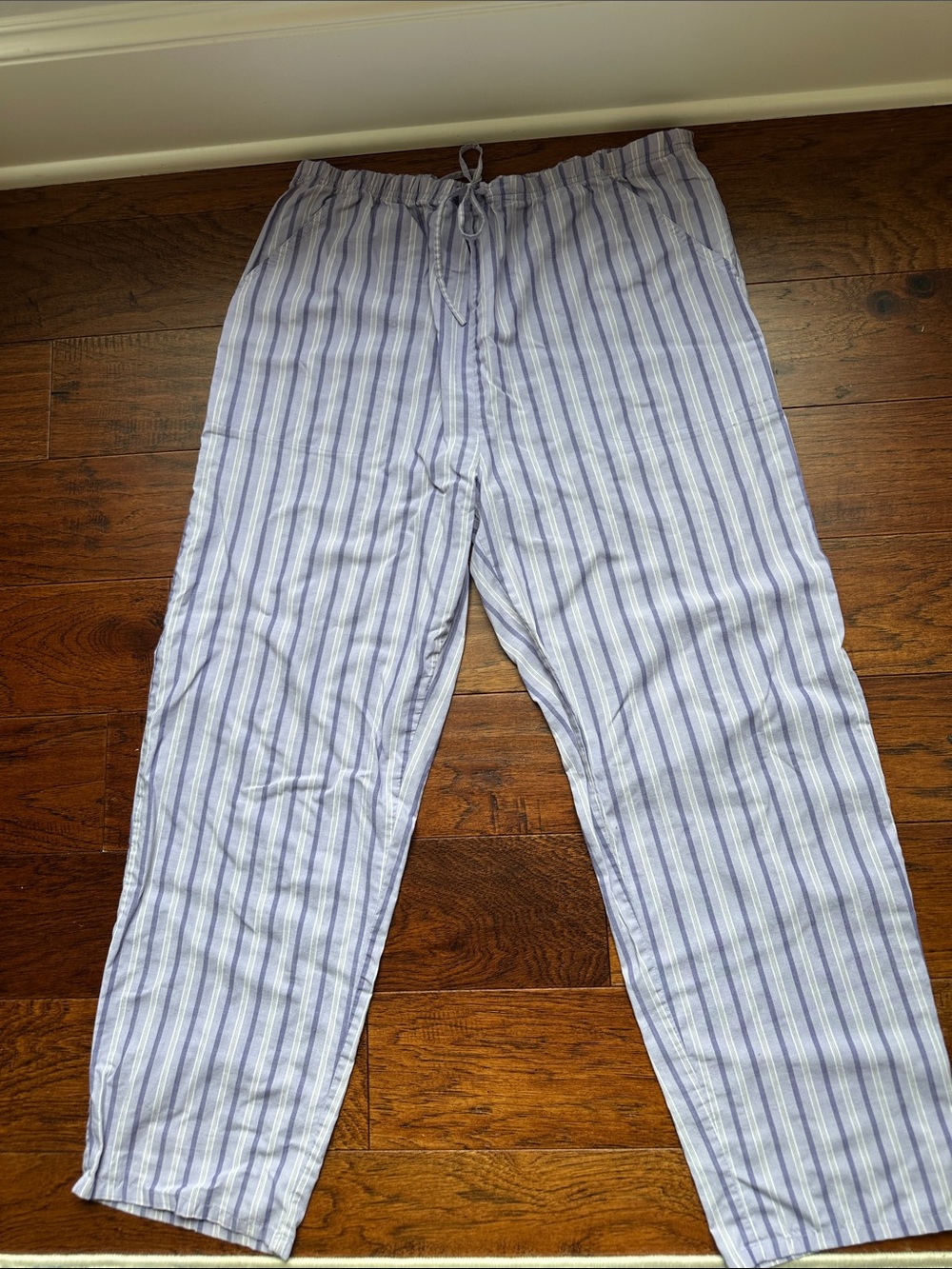 Women's Light Purple Striped PJ Pants